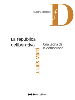 cover image of La república deliberativa